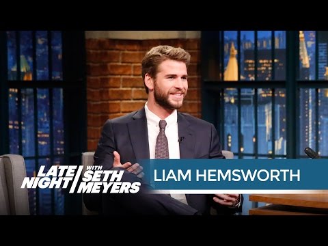 Liam Hemsworth: Jennifer Lawrence Is "Terrible at Walking" - Late Night with Seth Meyers