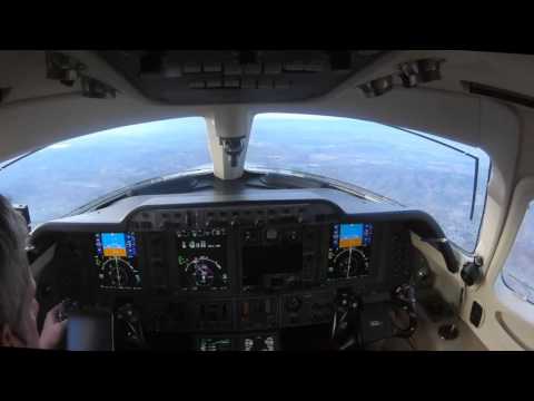 Monterey Night Flight in a Private Jet-ATC and Multi-cam