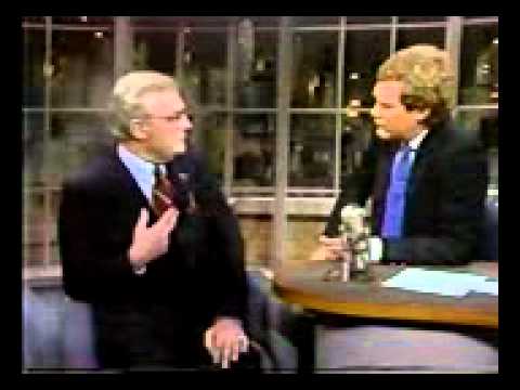 Edward Woodward on "Late Night with David Letterman"