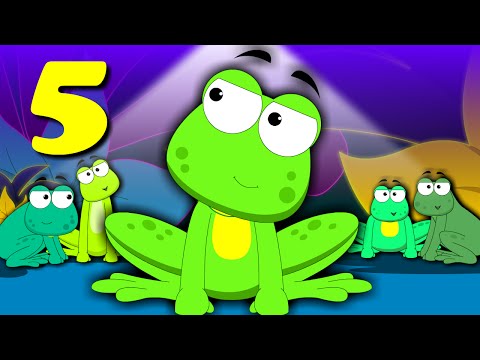 Five Little Speckled Frogs | 5 Little Speckled Frogs | Popular Nursery Rhymes Collection for Kids