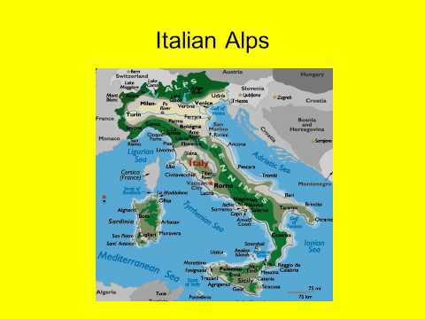 Geography of Italian Peninsula