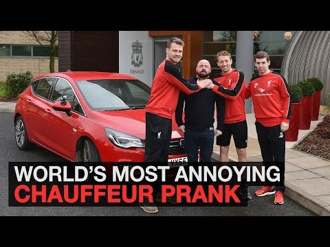 Liverpool FC stars pranked by annoying chauffeur