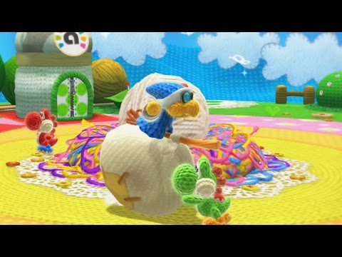 Yoshi's Woolly World 100% Walkthrough Part 1 - World 1