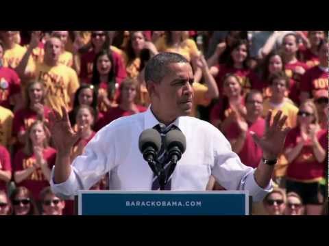 President Obama in Ames, Iowa - Iowa State University