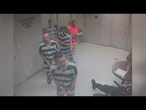 Prisoners break out of cell to help collapsed guard