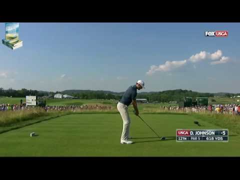 Champion Dustin Johnson's Majestic Golf Shots 2016 US Open Championship at Oakmont