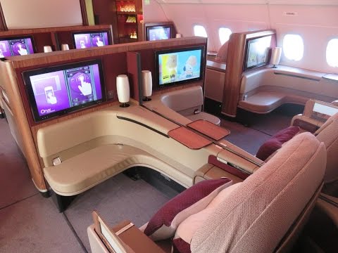 Qatar Airways A380 First Class Doha to Paris (+Al Safwa lounge)