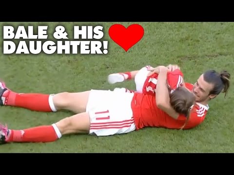 Gareth Bale & his Daughter after the Game! | Wales vs Northern Ireland | EURO 2016 | HD