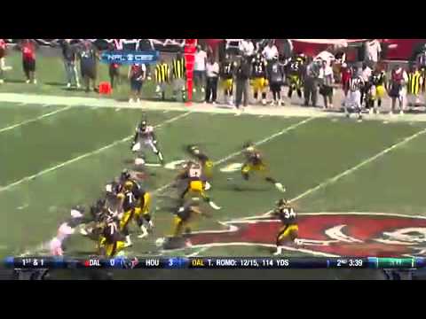 Charlie Batch Pass to Mike Wallace - 41 Yard Touchdown (Steelers vs. Buccaneers)