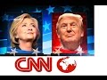 CNN Live News 24/7 channel Breaking news, current events, Donald Trump vs Hillary Clinton