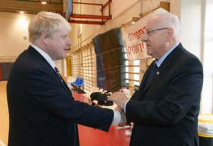 Mayor of London Boris Johnson with Reuven Rivlin, 10 November 2015