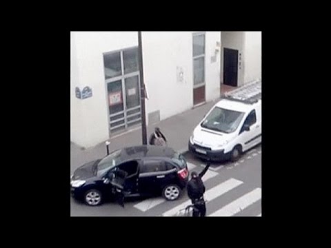 New amateur footage of Charlie Hebdo terrorist attack