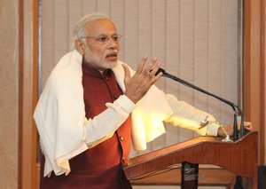 The Prime Minister, Shri Narendra Modi speaking during the first meeting of the Group of Secretaries, in New Delhi on January 12, 2016.