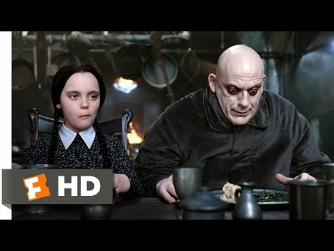 The Addams Family (3/10) Movie CLIP - Dinner Conversation (1991) HD