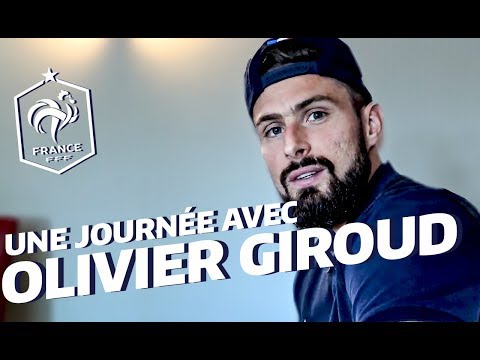 Une journée avec Olivier Giroud à Clairefontaine