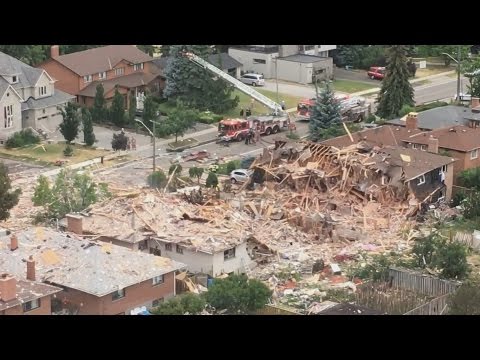 House explosion in Mississauga