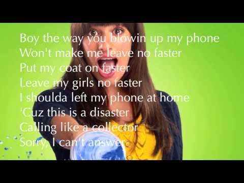 Glee Telephone with Lyrics NEW SONG