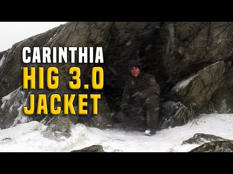 NEW Carinthia HIG 3.0 Cold Weather Jacket Gear Review GERMAN + (ENGLISH SUBTITLES)