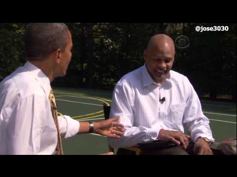 Clark Kellogg Interviews President Barack Obama - National Championship Halftime Show