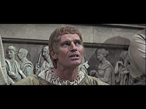 Charlton Heston Mark Antony speech "Julius Caesar" (1970)