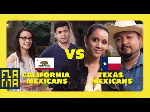 California Mexicans vs. Texas Mexicans