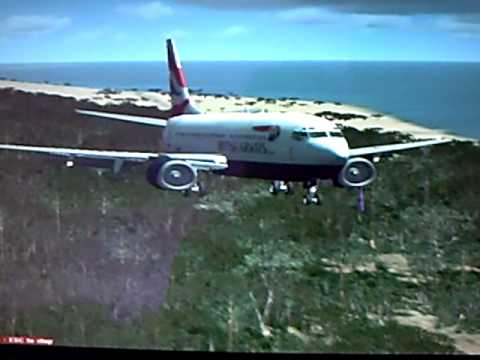 FSX Sim landing at Moroni Comoros Islands