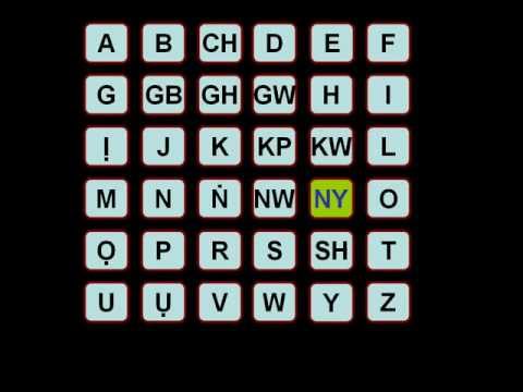 A1. Igbo Language Alphabet (Abidii)