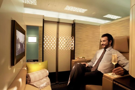 Etihad's first class apartment.