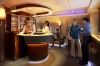 Stretch your legs with a visit to the bar on Emirates A380 Business Class.