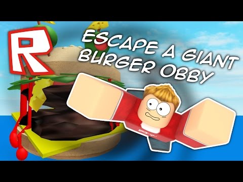 I'VE BEEN EATEN BY A GIANT BURGER!! Roblox