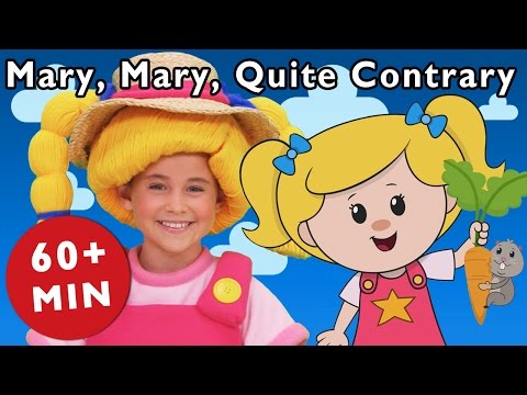 Mary, Mary, Quite Contrary and More Rhymes with Mary | Nursery Rhymes from Mother Goose Club!