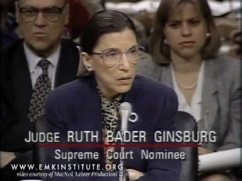 Ruth Bader Ginsburg: Supreme Court Nomination Hearings from PBS NewsHour and EMK Institute