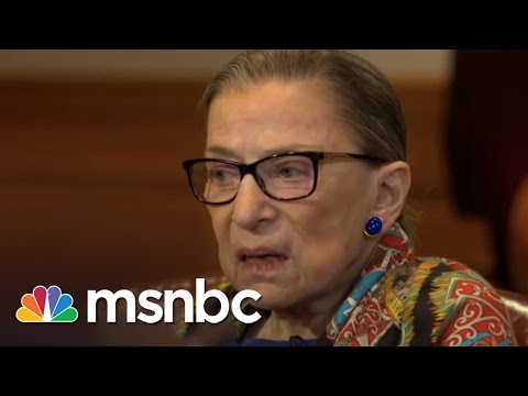 Ruth Bader Ginsburg Exclusive Interview | Rachel Maddow | MSNBC