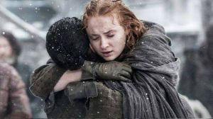 Sansa Stark, seen here reuniting with brother Jon Snow, was one of the most important characters of <i>Game of ...