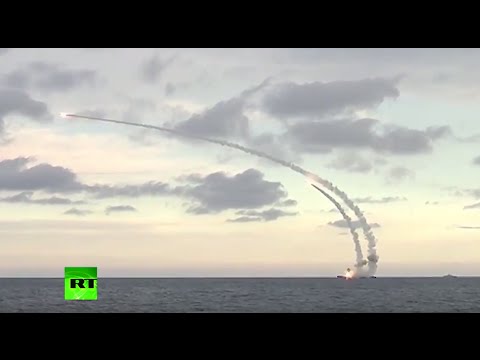 Russian Caspian Sea fleet launches cruise missiles against ISIS sites in Syria