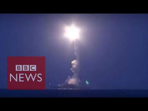 Russia 'hits Islamic State in Syria from Caspian Sea' - BBC News