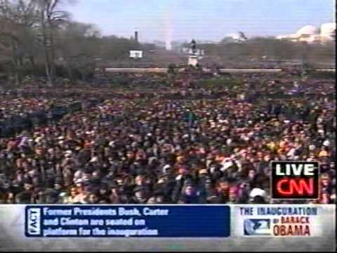 Barack Obama 1st Inauguration - January 20, 2009 - CNN News Coverage Pt 1