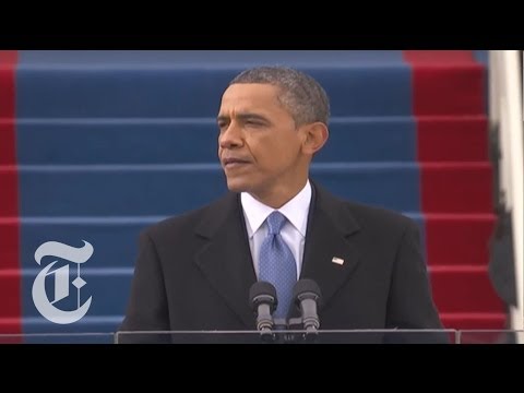 Obama Inauguration 2013 | Barack Obama's Complete 2013 Inauguration Speech | The New York Times