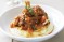 Lamb shanks with parmesan polenta