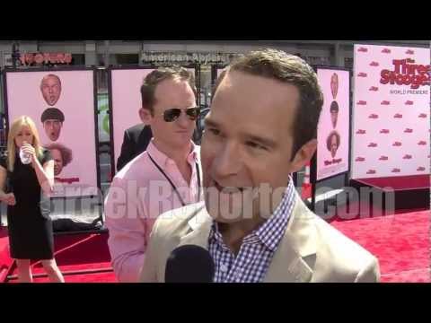 Chris Diamantopoulos talks "Three Stooges" in Greek