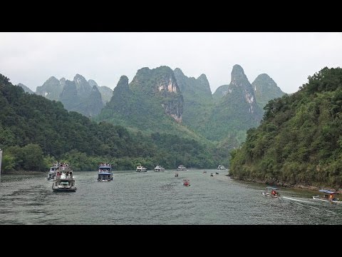 Li River Cruise, Guangxi, China in 4K (Ultra HD)