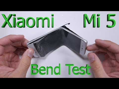 Xiaomi Mi5 Bend Test - Scratch test - Burn test - Durability test