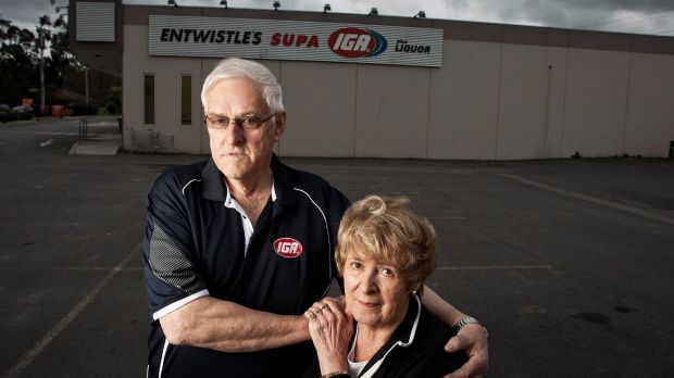 Supermarket owners Barry and Jenny Entwistle have lost almost everything, including their house, in their battle against ...