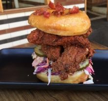 Fried chicken donut