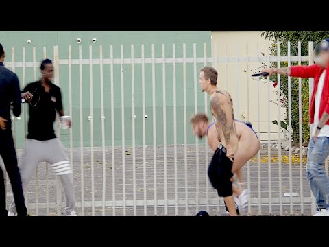 How to Win a Street Fight in Compton GUN PULLED!!!