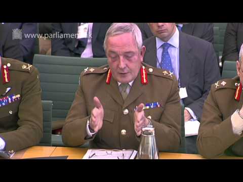 Defence Committee question senior British Army Officers on Army 2020