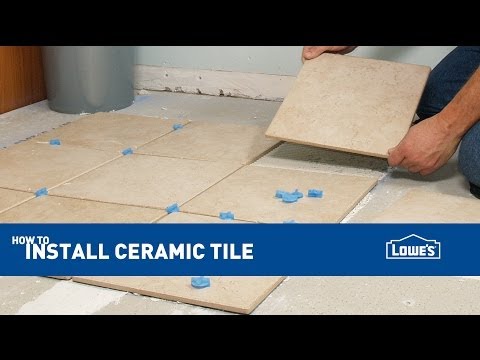 How To Install Porcelain & Ceramic Tile Floors