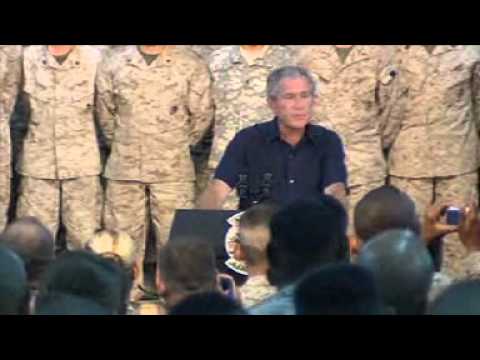 Thanking Troops in Anbar Province, Al-Asad Airbase, Iraq (2007)