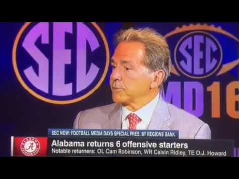 Nick Saban and Paul Finebaum get testy at SEC Media Days