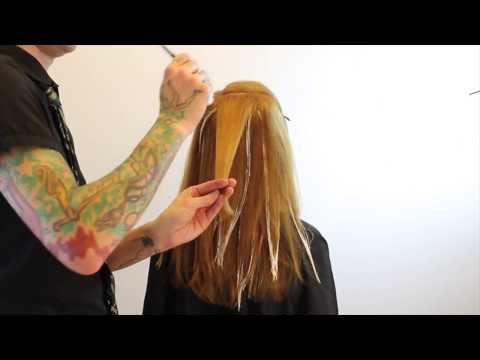 Balayage - how to balayage hair - hair color technique featuring Brian Haire freesaloneducation.com